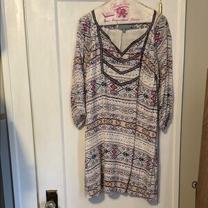 Anthropologie dress- label skies are blue